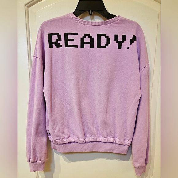 United Colors of Benetton sequined PacMan sweatshirt. Girls size 11-12. - Picture 2 of 3